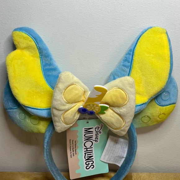 Disney Parks Stitch Blueberry Lemonade Munchlings Ears Headband Picnic Parks - Picture 3 of 16
